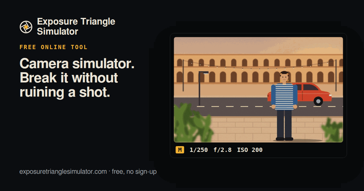Camera Simulator: Practice Aperture, Shutter Speed & ISO Free